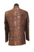 Hand Embroidered Bronze Nehru Jacket